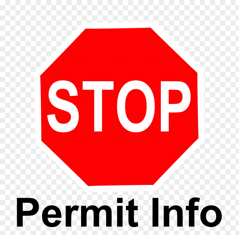 Permit Stop Sign Traffic Manual On Uniform Control Devices Warning PNG