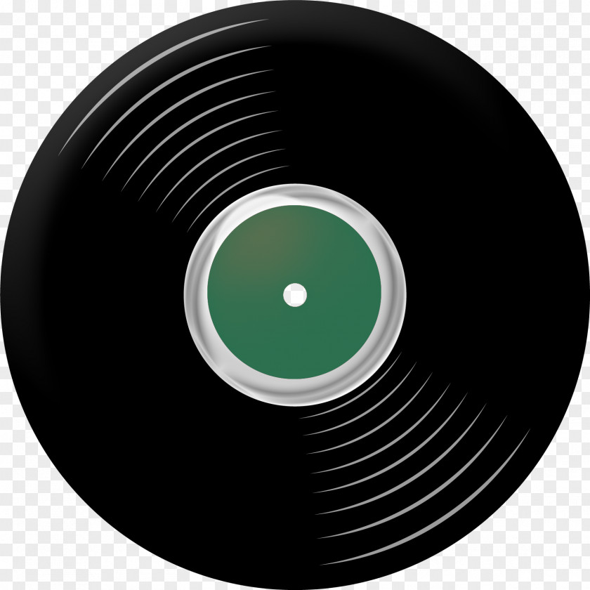 Vinyl Records Circle Geometry PNG