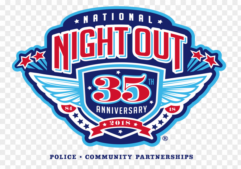 2018 Night Party National Out Logo Police Clip Art Crime PNG