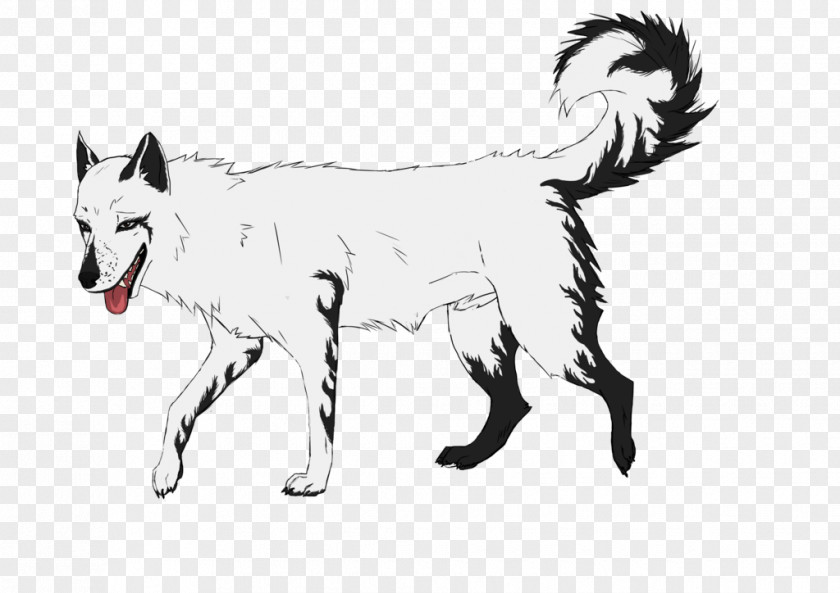 Dog Breed Line Art White Wildlife PNG