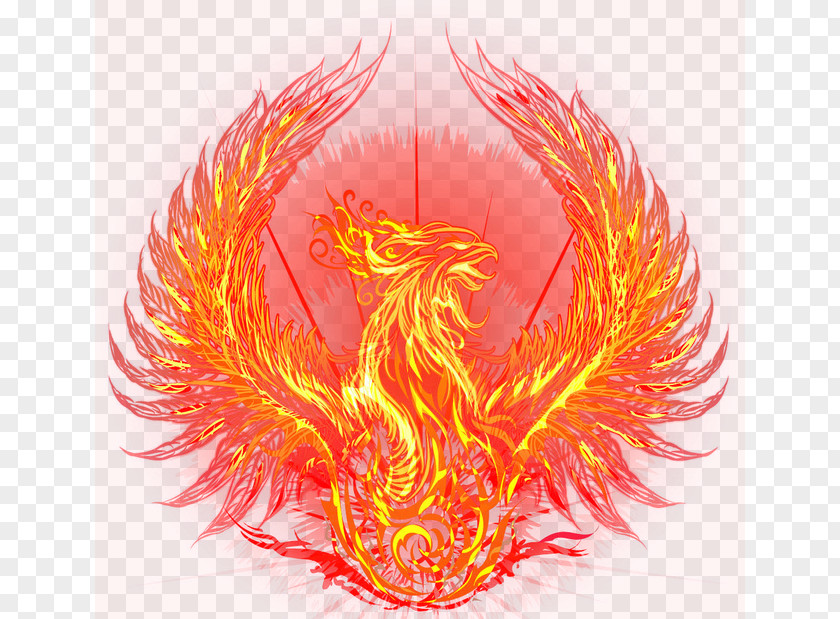 Flaming Phenix Fenghuang Flame Fire PNG