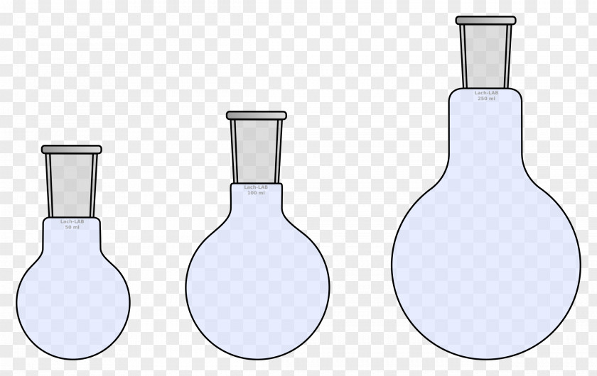Flask Round-bottom Laboratory Flasks Glassware Clip Art PNG