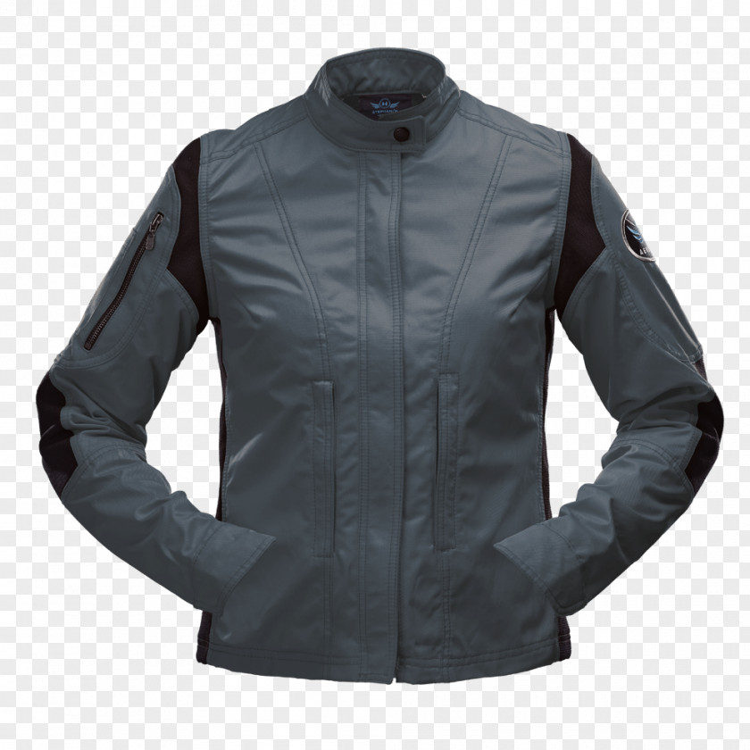 Flight Jacket Leather Motorcycle Clothing Sleeve PNG