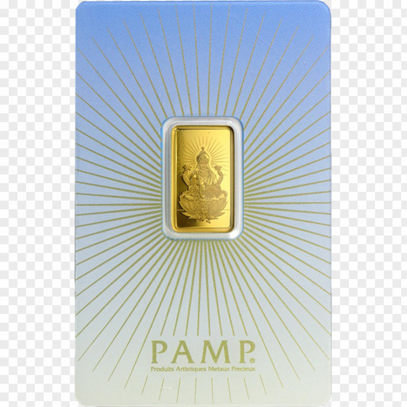 Lakshmi Gold Coin Bar PAMP Religion PNG