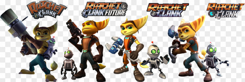 Ratchet Clank Going Commando & Future: Tools Of Destruction Video Game PlayStation 3 Action Toy Figures PNG