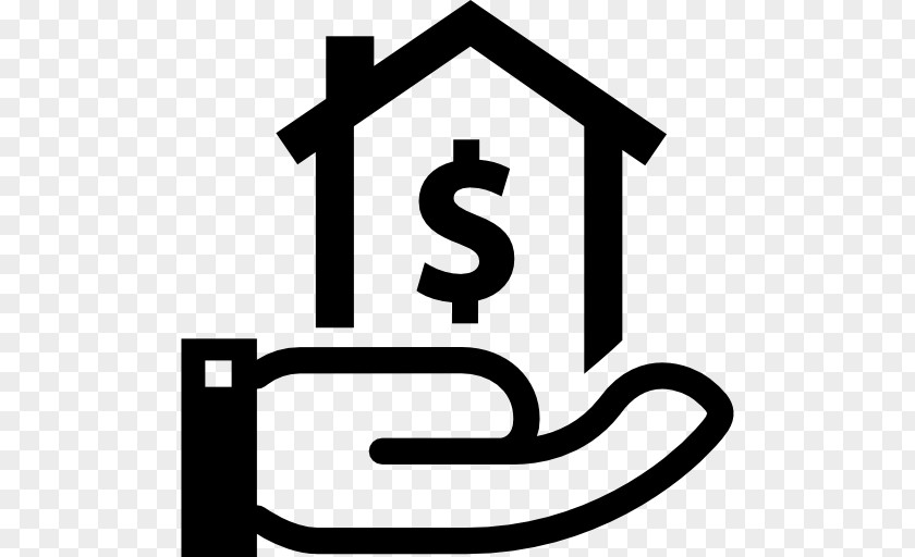 Real Estate Sign Dollar House Home Equity Loan Finance PNG