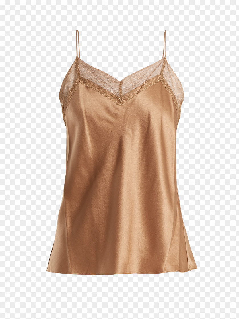 Satin Shoulder Blouse Dress PNG