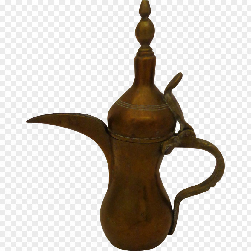 Brass Dallah Coffee Traditional African Masks Art PNG