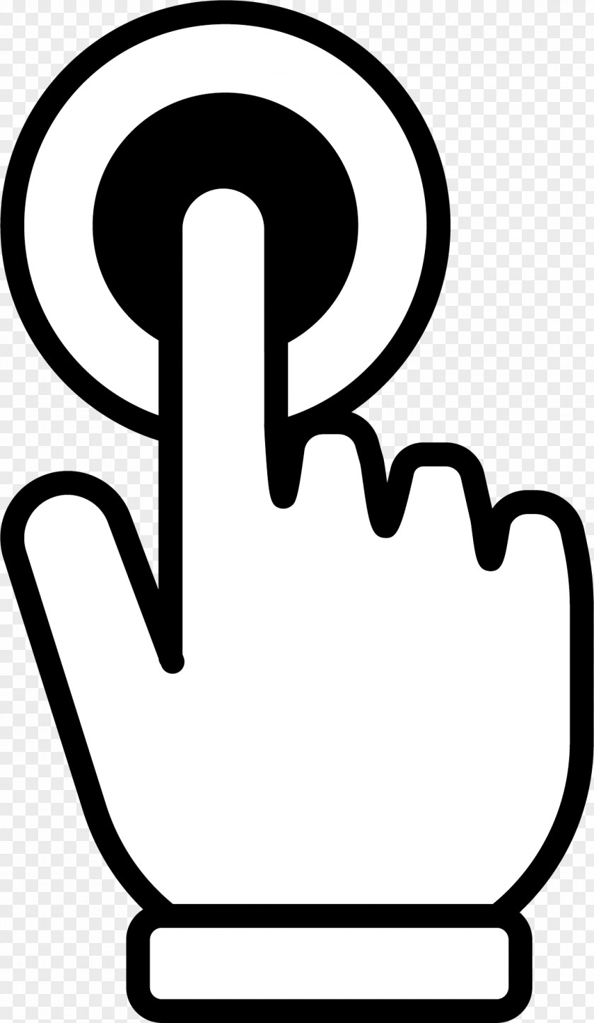 Click The Hand Symbol Computer Mouse Cursor Icon PNG