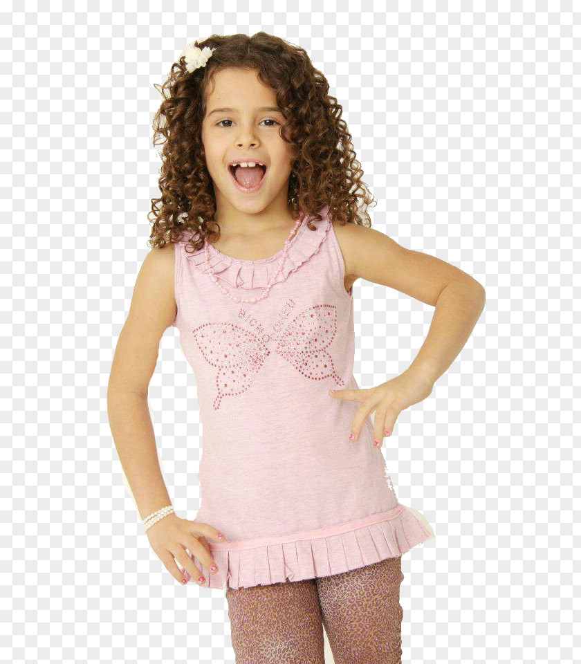 Dress Sleeveless Shirt Shoulder Child Model Pink M PNG