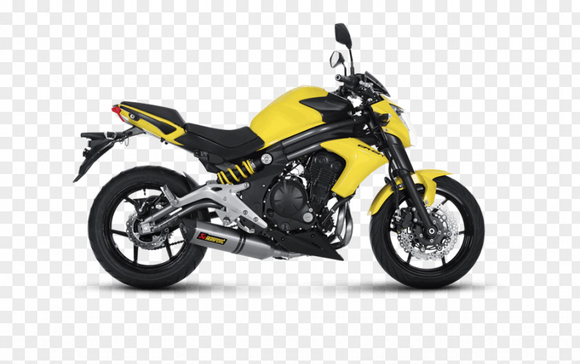 Motorcycle Kawasaki Ninja 650R Exhaust System Akrapovic Racing Line Full ER-6N PNG