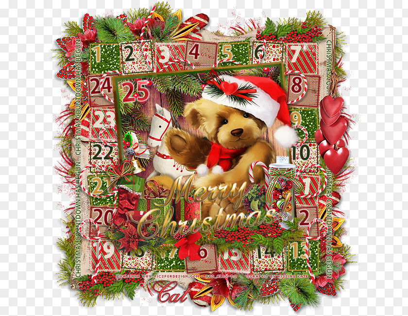 Puppy Christmas Ornament Love Tree PNG