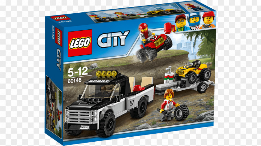 Toy LEGO 60148 City ATV Race Team Lego All-terrain Vehicle PNG