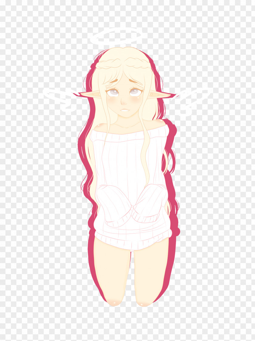 Fallings Angels Cartoon Pink M Character Finger PNG