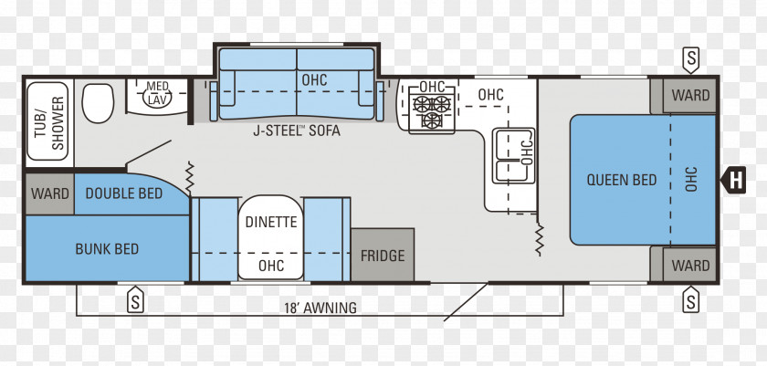 Floor Plan Jayco, Inc. Caravan Campervans Indiana PNG