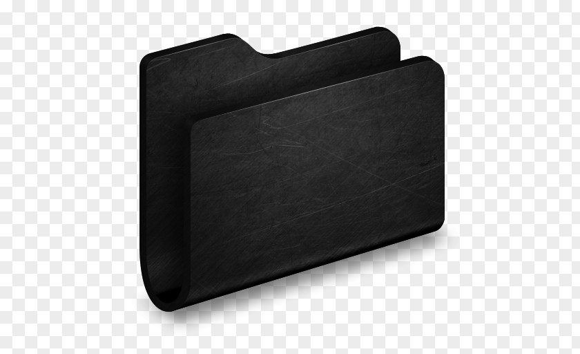 Folder Black Metal Rectangle PNG