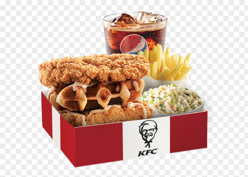 Fried Chicken KFC And Waffles Belgian Waffle PNG