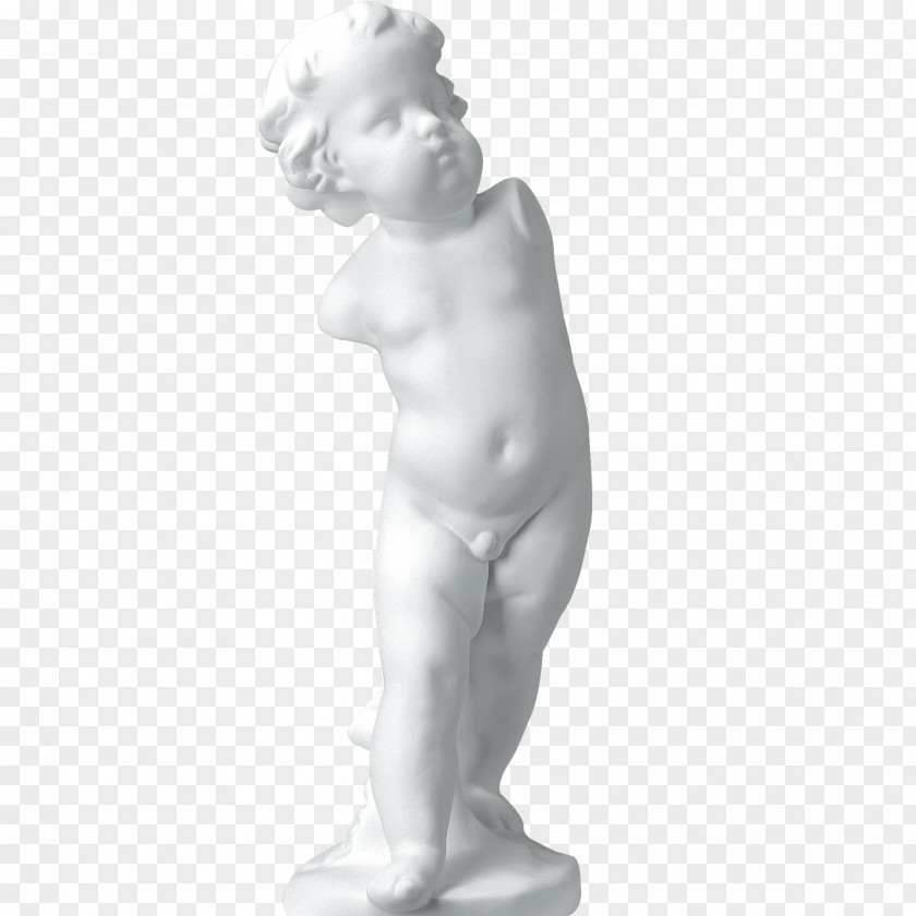 Gypsum Child Sculpture Plaster Statue PNG