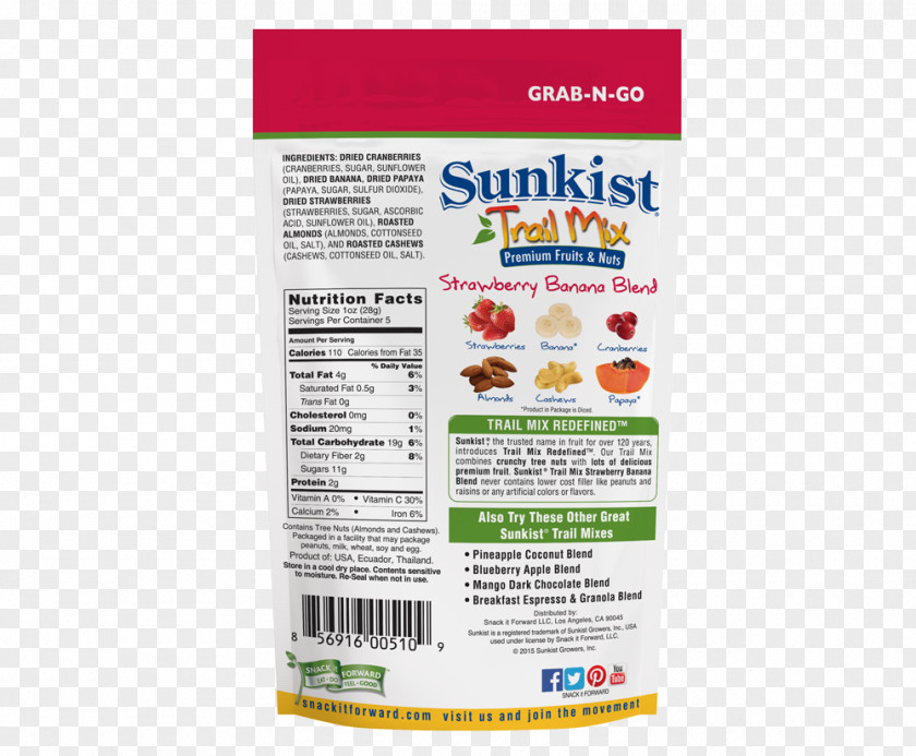 Mix Dry Fruit Trail Sunkist Nut Strawberry Almond PNG