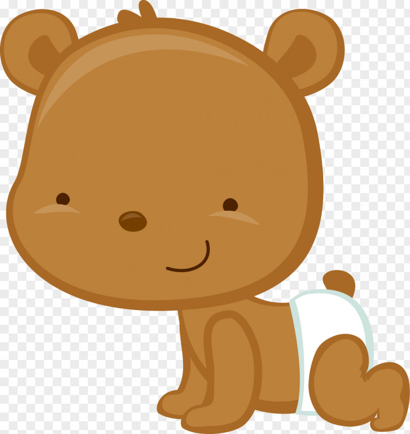Bear Cartoon Diaper Child Infant Clip Art PNG
