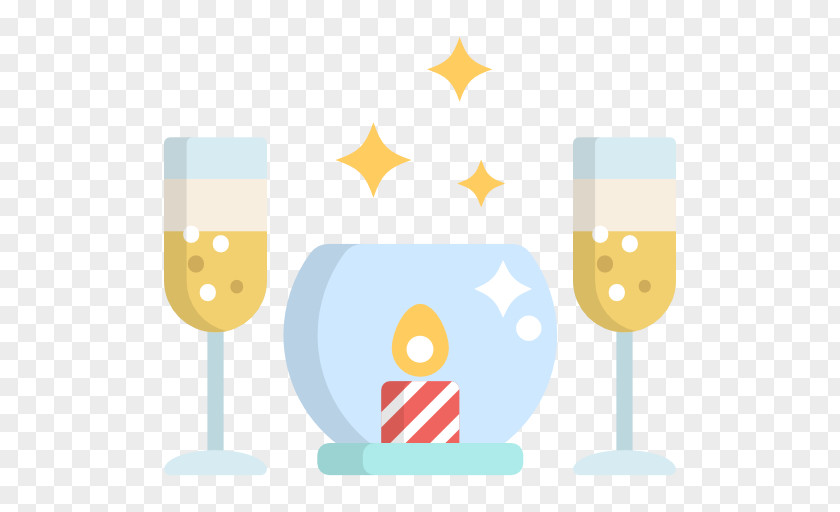 Flat Glass Candle Restaurant Mathematical Gems Icon PNG