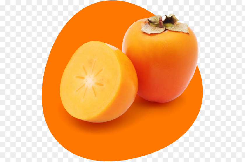 Persimmon Clementine Fruit Japanese Orange PNG