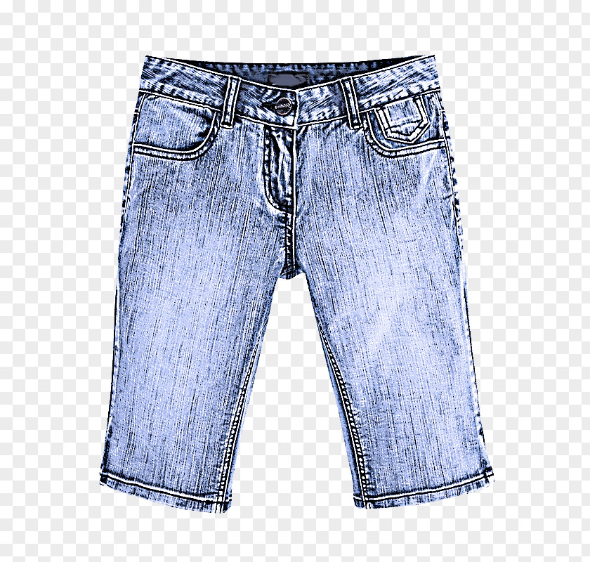 Trousers Shorts Denim Jeans Clothing White Blue PNG