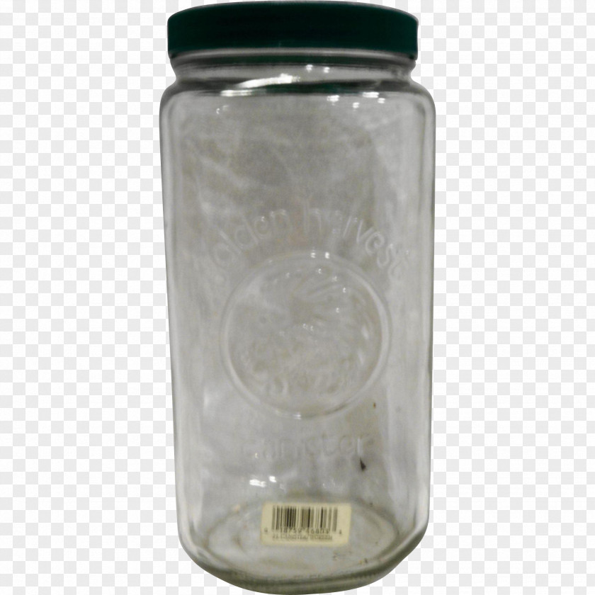 Two Glass Jars Mason Jar Lid Food Storage Containers Plastic PNG