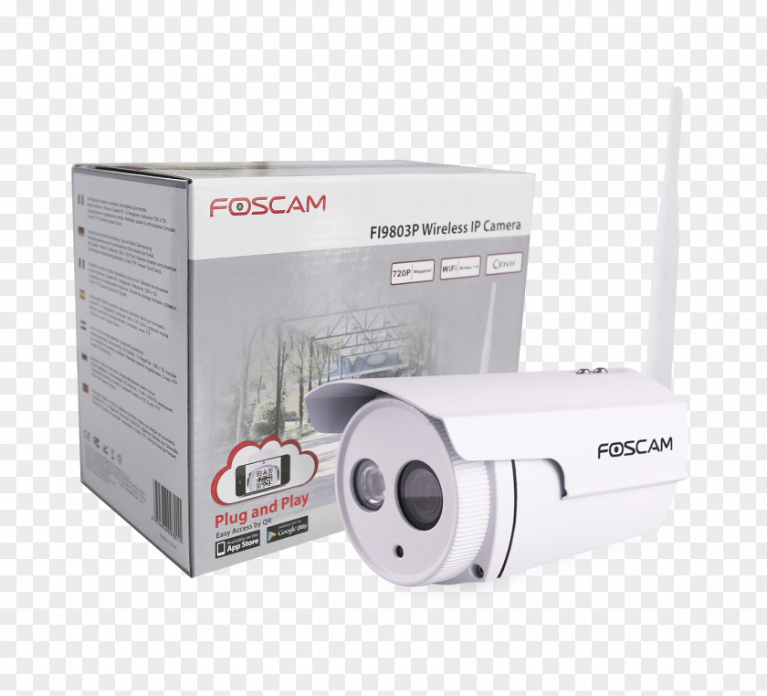 Wifi White IP Camera Wireless Security Closed-circuit Television PNG