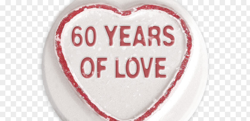 60 YEARS Love Hearts Candy Eargasm PNG