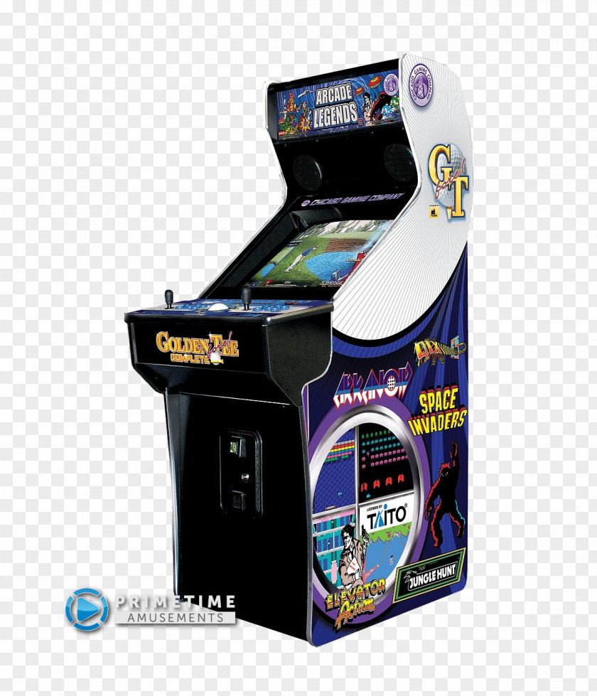 Arcade Machine Galaga Ms. Pac-Man Golden Age Of Video Games Asteroids Space Invaders PNG