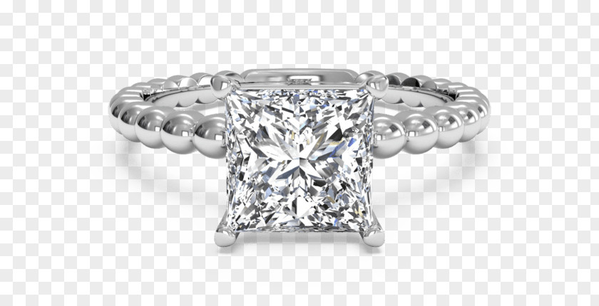 Beads Diamond Engagement Ring Wedding PNG