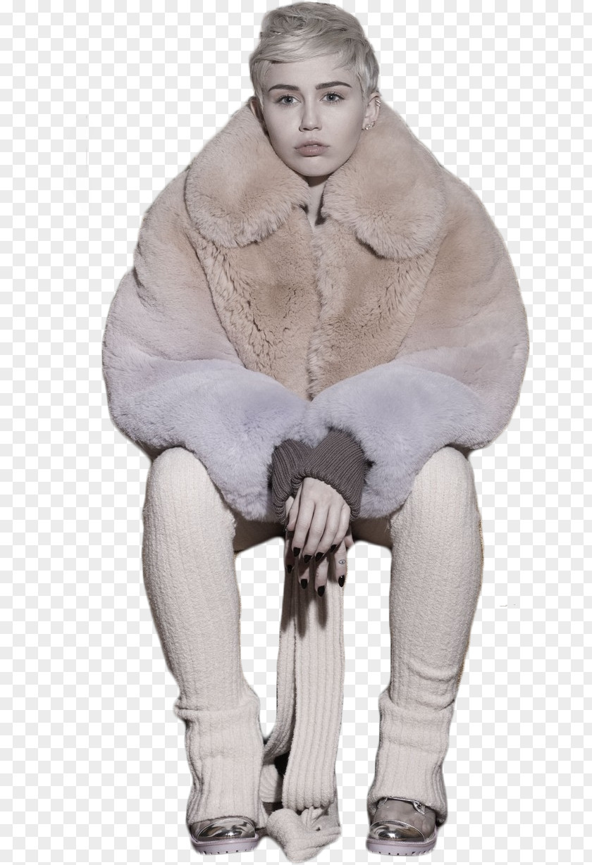 Miley Cyrus Leather Fur Animal PNG