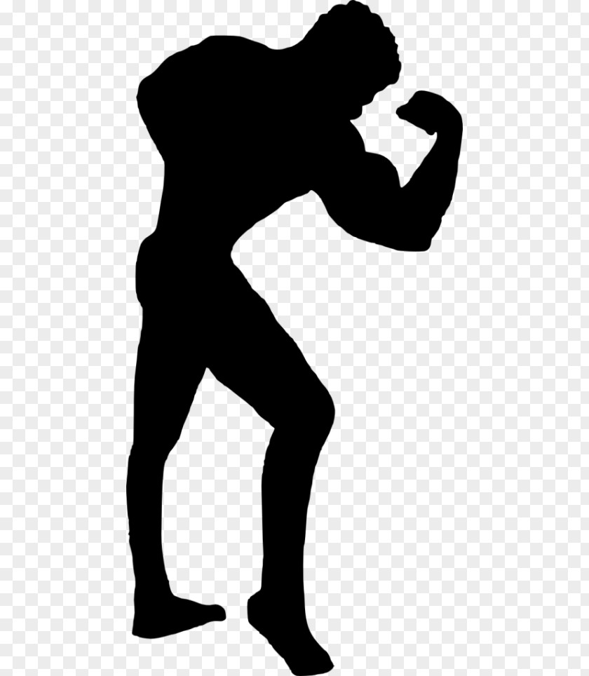 Silhouette Muscle Clip Art PNG