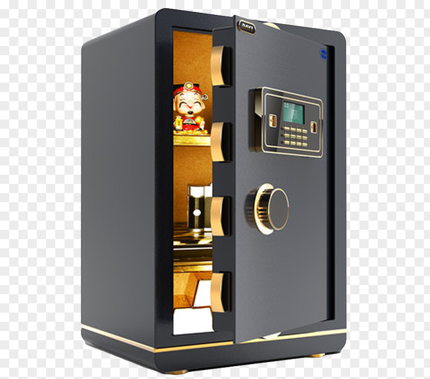 Steel Safe Deposit Box Cabinetry Insurance Lock PNG
