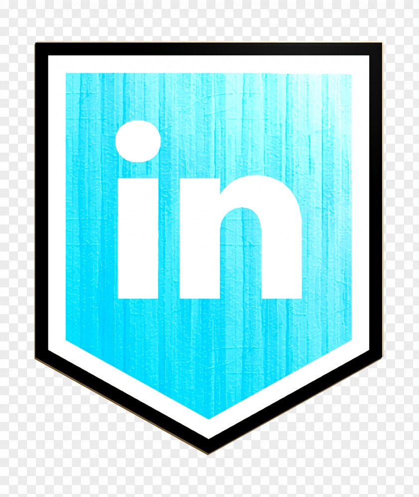 Symbol Electric Blue Linkedin Icon Logo Media PNG
