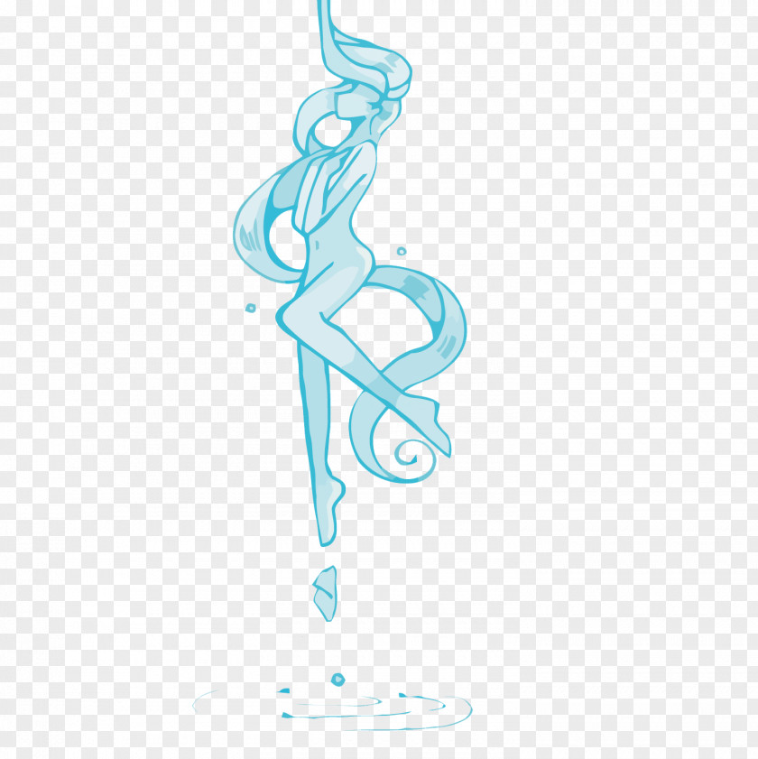 Vector Water Wizard Icon PNG