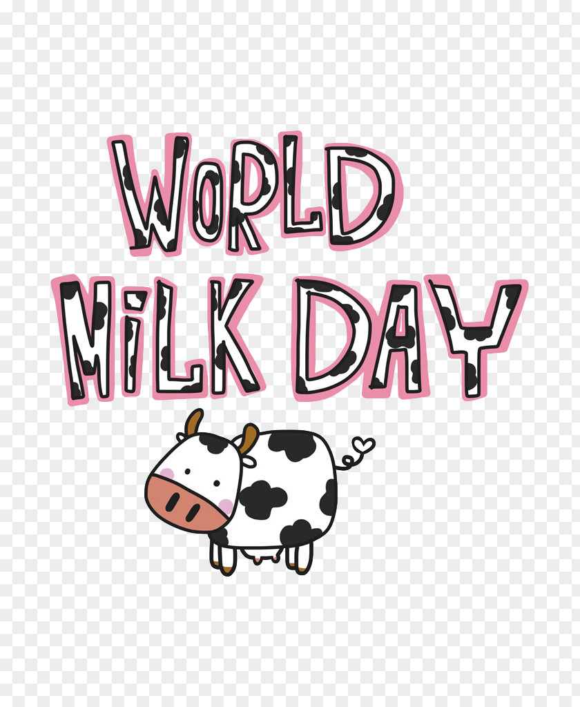 World Milk Day Calf Cattle Clip Art PNG