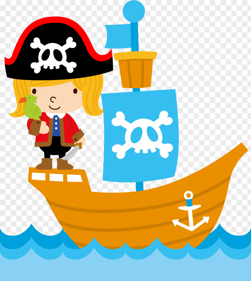 Pirate Piracy Child Party Clip Art PNG