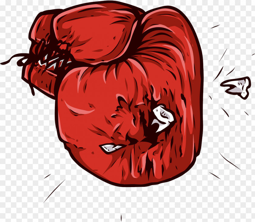 Rupture Of Boxing Gloves Glove Sticker Cartoon PNG