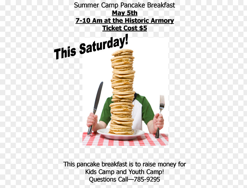 Summer Flyer Breakfast Sausage Pancake Food PNG