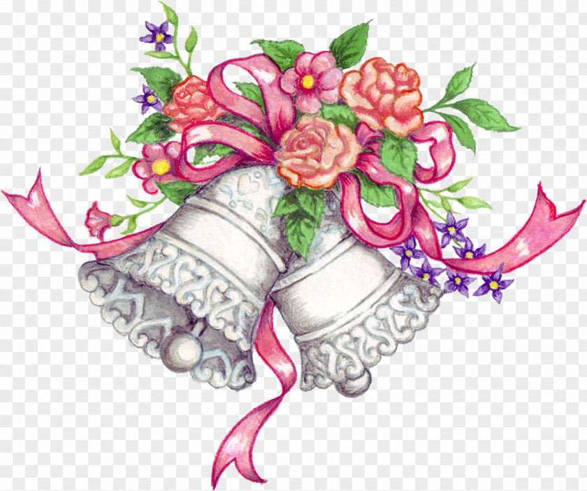 Bell Design Cliparts Wedding Invitation Marriage Clip Art PNG