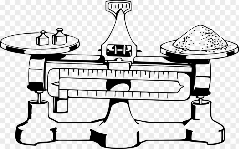 Weighing Scale Measuring Scales Triple Beam Balance Balans Clip Art PNG