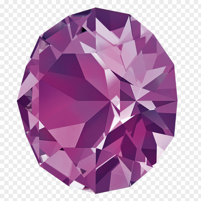 Amethyst Swarovski AG Color Crystal Gemstone PNG