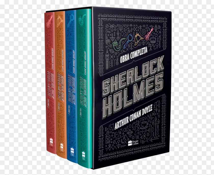 Caixa Especial Book Dr. WatsonBook Sherlock Holmes (box): OBRA COMPLETA 4 Volumes PNG