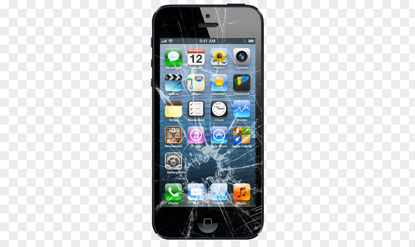 Cracked Phone IPhone 5s 3GS 4S Apple 7 Plus PNG