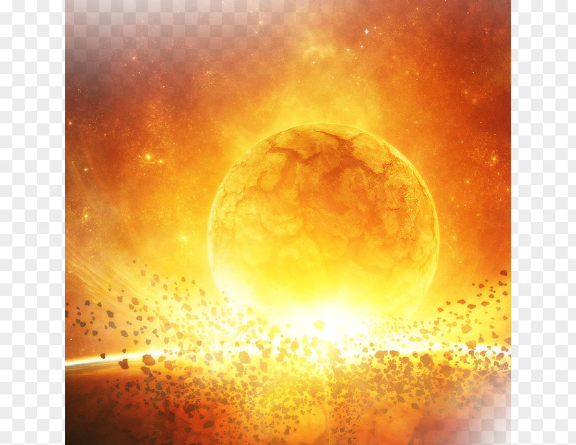 Fireball Light Flame Explosion Poster PNG