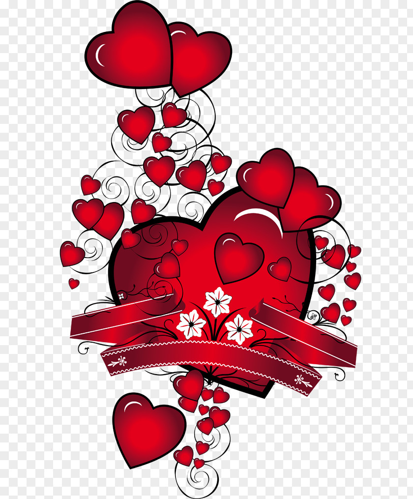 Heart Flower Desktop Wallpaper Clip Art PNG