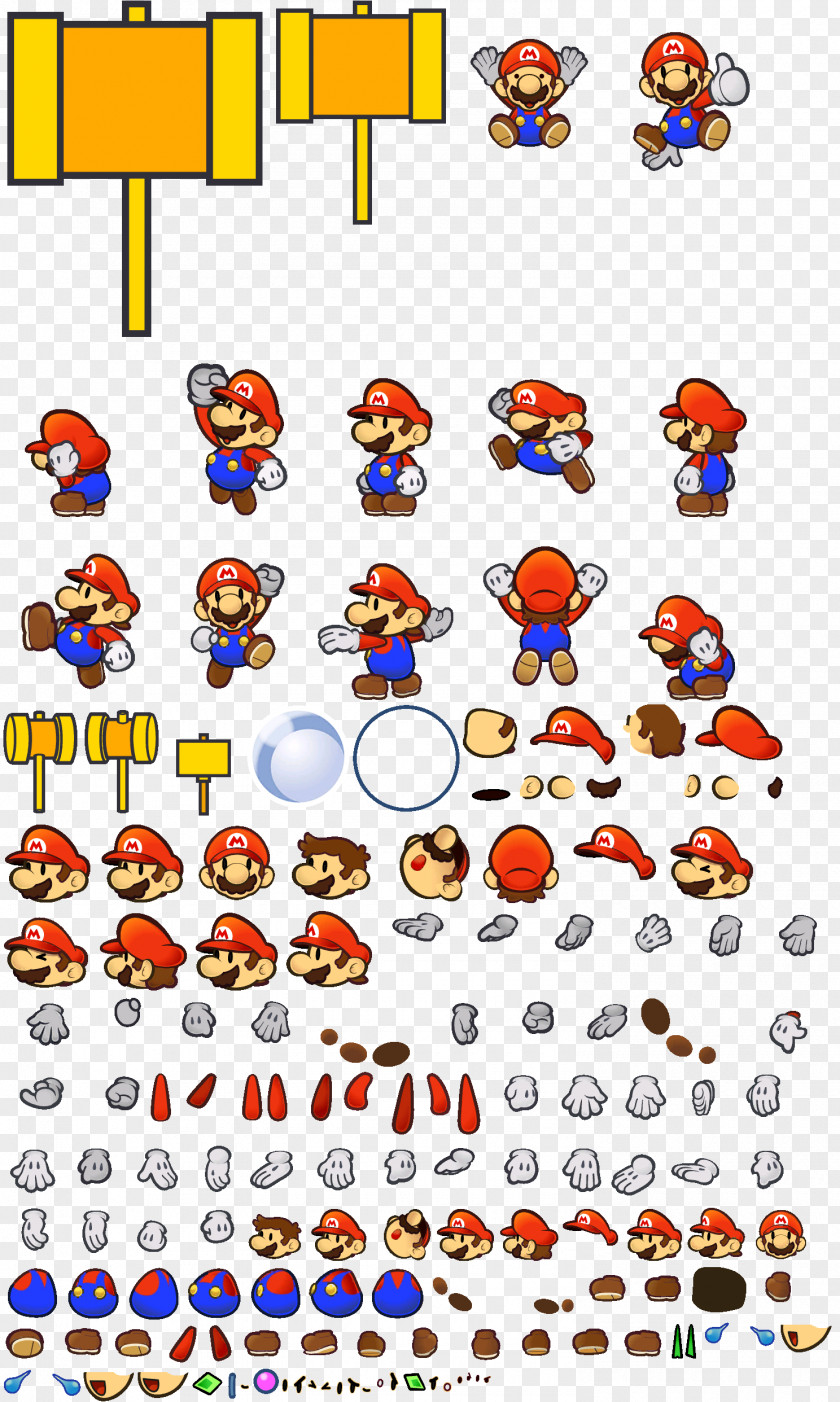 Mario Bros Super Paper World New Bros. Wii PNG