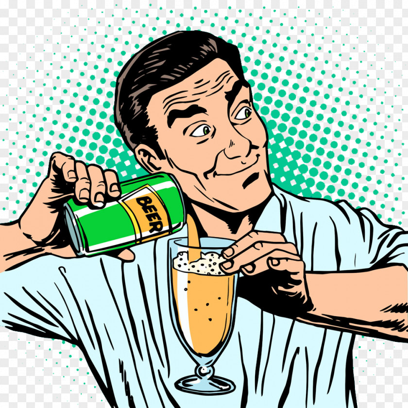 Drinking Man Beer Champagne Wine Alcoholic Drink PNG